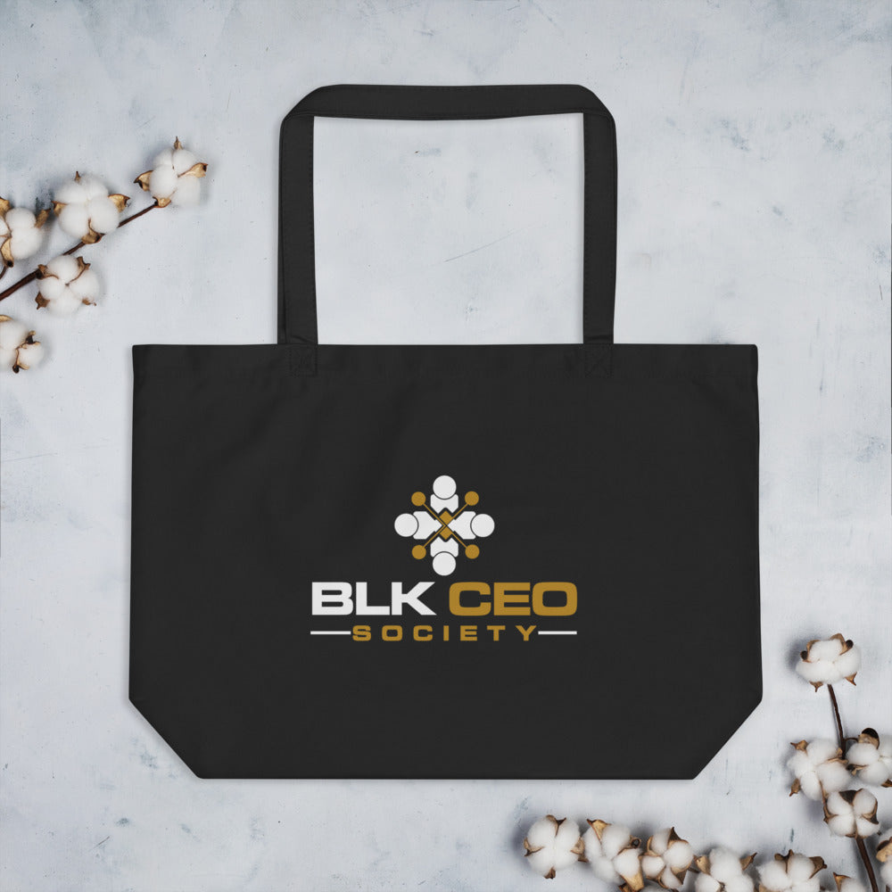 BLK CEO Large organic tote bag